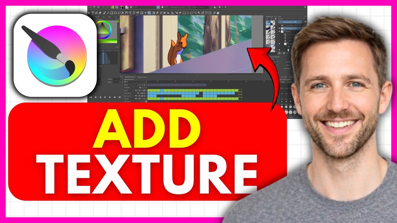 How To ADD Texture In Krita (EASY) 2026 - YouTube