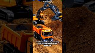 RC Construction Engineering,High-Fidelity Excavation Workflow