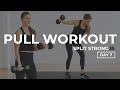 35-Minute PULL Workout (Back + Biceps + Cardio) | SplitStrong 35 DAY 7 🔥