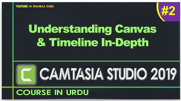 #2 Understanding Canvas and Timeline In-Depth | Traks Part -1  | Lecture 2 in Urdu/Hindi