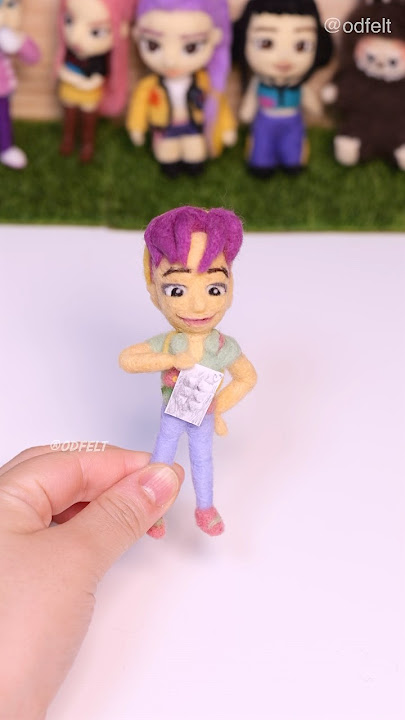 SAjA boys Abby #kpopdemonhunters #needlefelting 사자보이즈 애비만들기