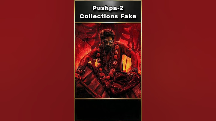 Pushpa-2 Collections Fake | pushpa-2 | allu arjun | sukumar | pushpa-2 box-office collections