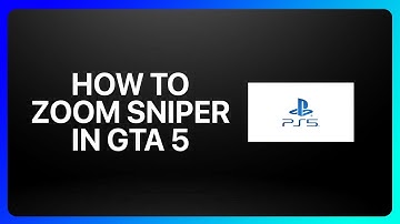 How To Zoom Sniper In Gta5 On Ps5 Tutorial