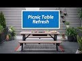Ask SW : How to Refresh A Picnic Table - Sherwin-Williams Ask SW : How to Refresh A Picnic Table - Sherwin-Williams