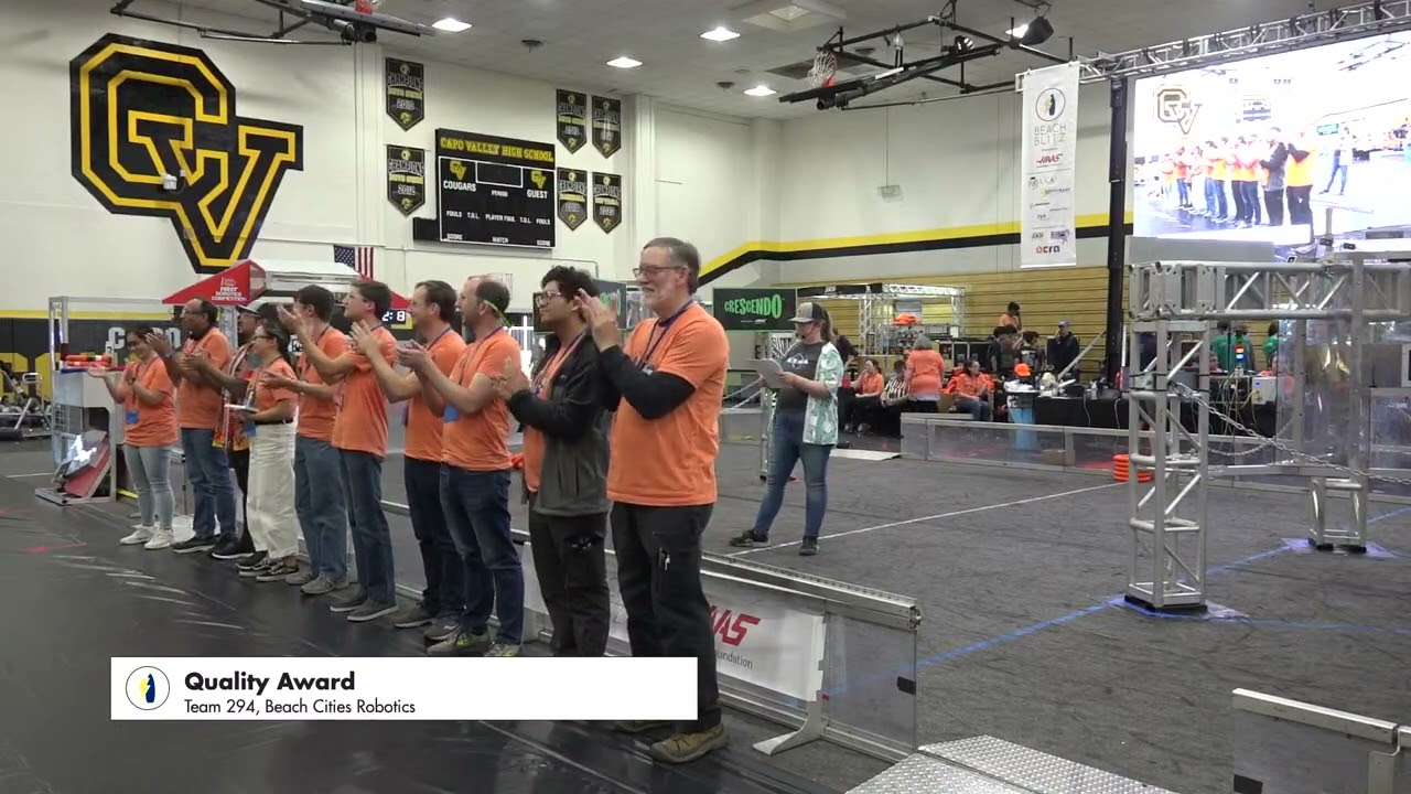 Quality Award   Beach Blitz 2024 presented by the Gene Haas Foundation