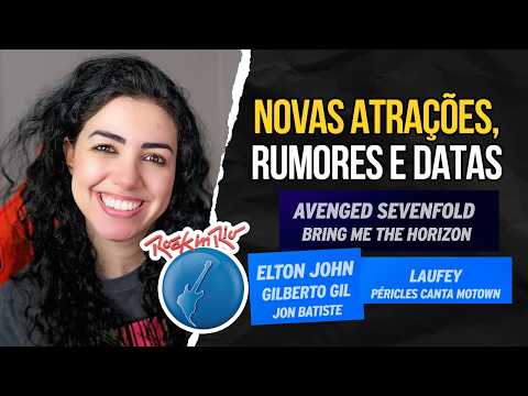 ROCK IN RIO 2026: NOVAS ATRAÇÕES E DATAS | Canal Red Behavior