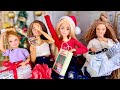 Emilys vlog secret santa emily  friends christmas  barbie dolls