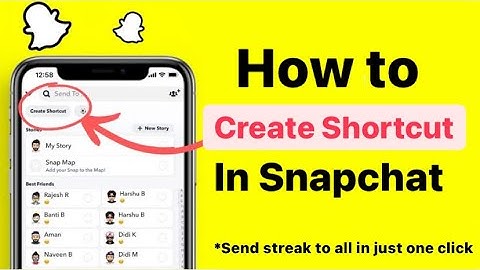 How to Make Snapchat Shortcut | Create Snapchat Shortcuts (Android or iOS)💯💯
