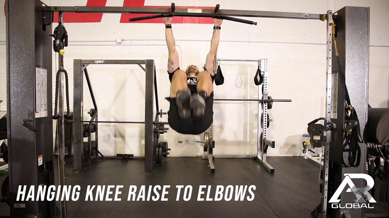 Hanging Knee Raise to Elbows YouTube