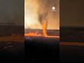 This Fire Turns Into a Tornado…