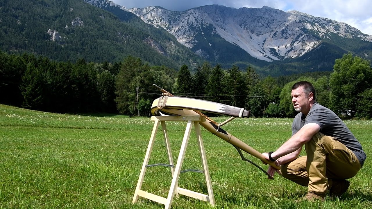 big crossbow New Shooting a 1257 lb Great Horn Composite Crossbow - version 2.0