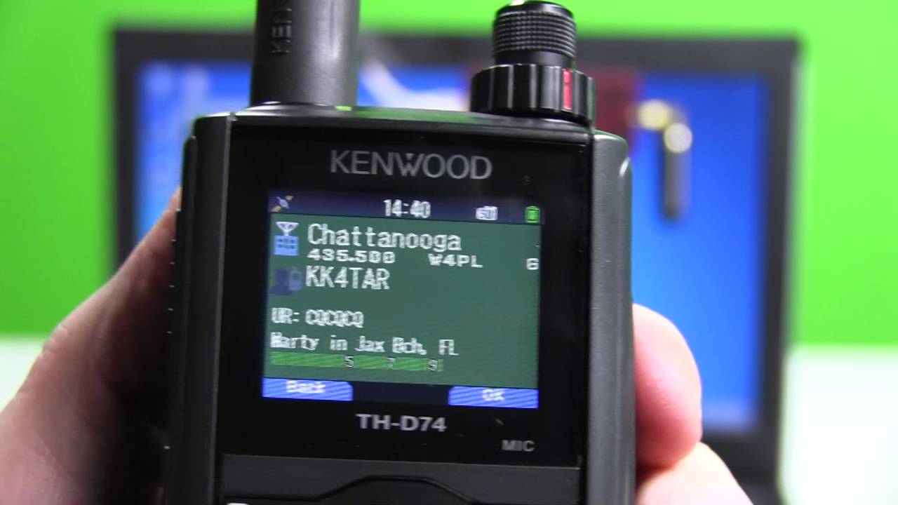 Kenwood TH D74 with DVAP