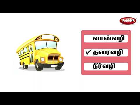 பின்வரும் வாகனங்கள் எவ்வகை போக்குவரத்து என டிக் செய்க - அடிப்படைத் தமிழ் | Learn Basic Tamil words