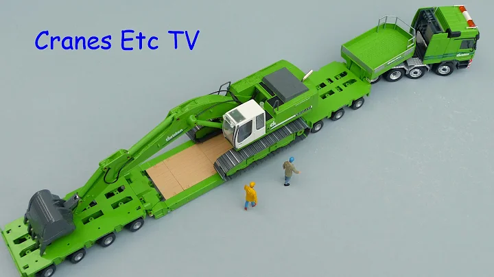 Conrad Mercedes-Benz Titan + Goldhofer Trailer 'Ch...