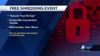 Free shred event in Greenville