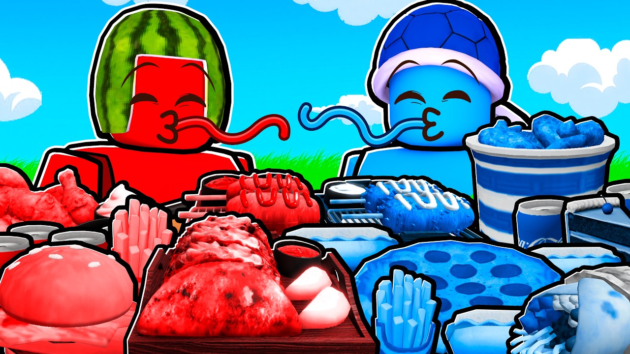 They Had a MUKBANG BROMANCE in Roblox