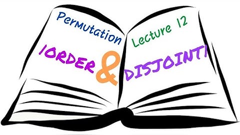 Order-Disjoint Permutation cycles-Group Theory- IIT JAM- CSIR NET-Bsc