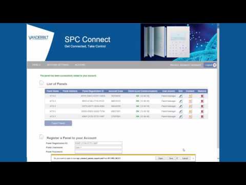 SPC Connect Import panels from system user account to installer account