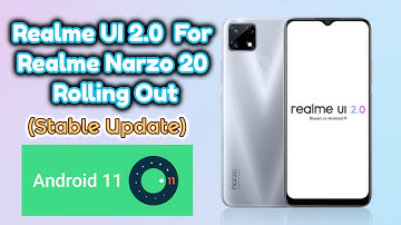 Realme UI 2.0 Based on Android 11 Rolling Out Now for Realme Narzo 20 📲 | Stable Android 11 Update 🔥