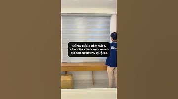 |Rèm cửa Blinds| Công trình rèm vải & rèm cầu vồng tại chung cư Goldenview - phường Khánh Hội