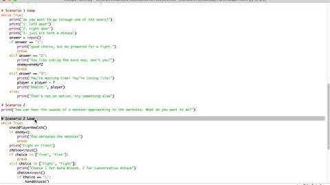 Python 3 Escape Room Text Based Game Setup