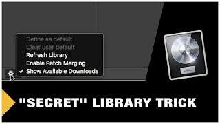 Instrument Library Trick in Logic Pro X (Patch Merging)