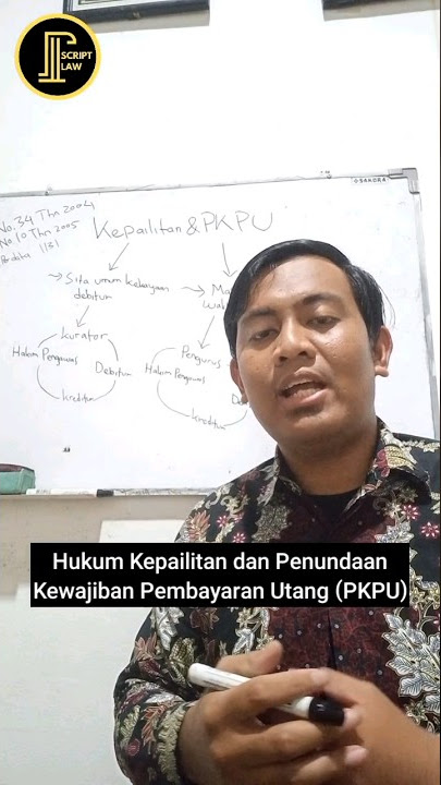 Kepailitan dan PKPU #pailit #pkpu #bangkrut #perusahaan #hukumperdata #hukum #edukasihukum