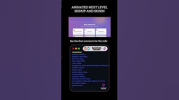 Next Level Animated Sign-Up & Sign-In Forms | HTML, CSS & JavaScript Tutorial | Smooth UI Animation