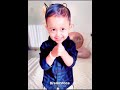 Small boy dancing on lyaric