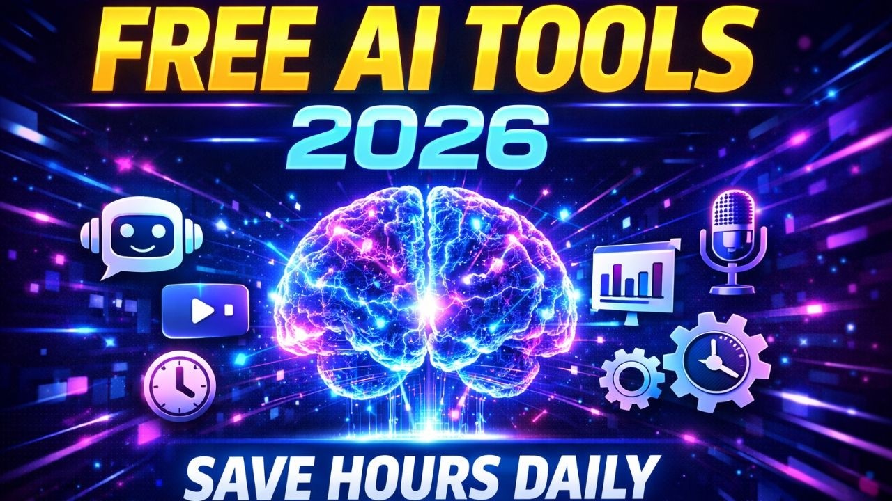 10 FREE AI Tools That Will Replace Hours of Your Work in 2026 - YouTube