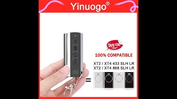 Yinuogo - YNG600 - How to clone FAAC XT2 XT4 433 868 SLH LR 433MHz 868MHz remote control ?