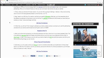 How To Jailbreak an iPhone, iPad, or iPod Touch Using TheUnlockr.com
