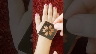 kids mehndi design for eid & Ramzan || Easy simple trick mehndi #shorts #viral