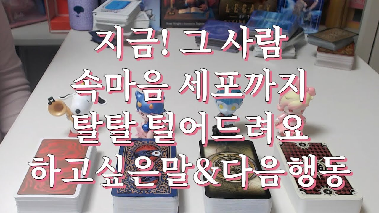 타로- 지금!그 사람의 속마음 세포 하나하나까지 탈탈 털어드려요, 하고싶은말, 다음행동