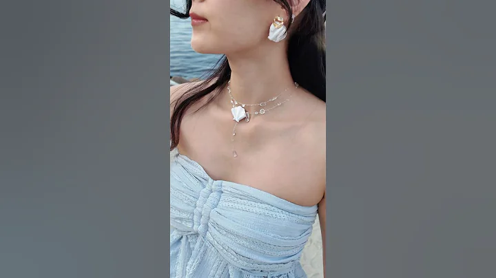 First time doin resin art, what do you think? | teardrop necklace #diy #resinart