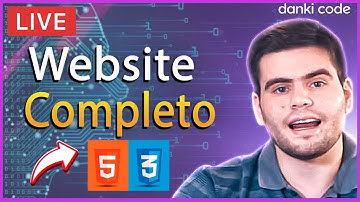 🛑 CRIANDO SITE DO ZERO (HTML5, CSS3, JS) | AULA COMPLETA AO VIVO