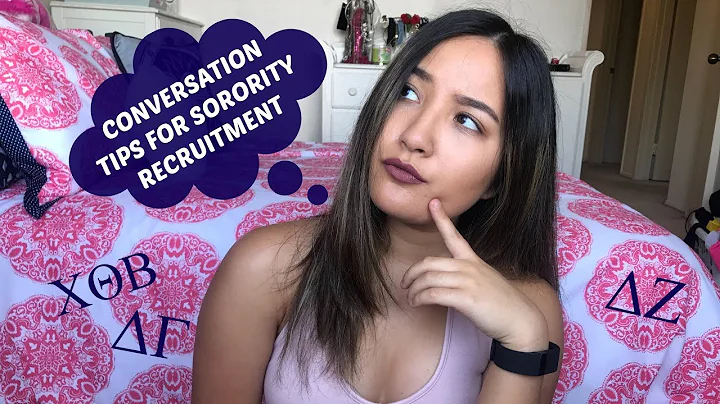 CONVERSATION TIPS FOR SORORITY RECRUITMENT | Rache...
