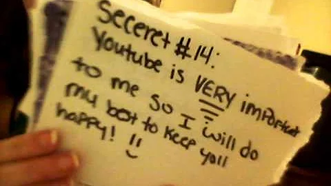 My secrets video