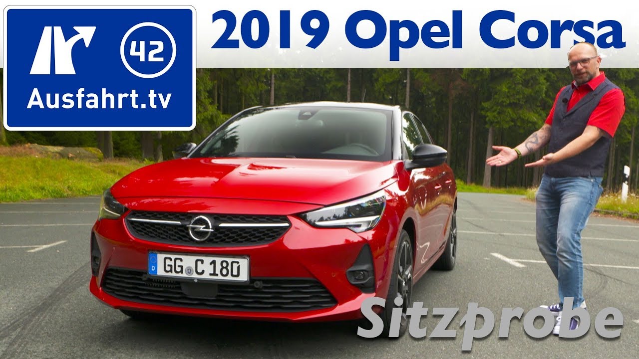 2019 Opel Corsa F Gs Line Weltpremiere Sitzprobe Kein Test Interieur