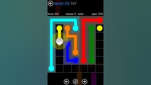 Flow Free 7x7 Level 24 walkthrough Bonus Pack