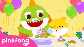 Happy Birthday Song (Retro Version) | Happy Birthday, Grandpa Shark! | Pinkfong Song for Kids