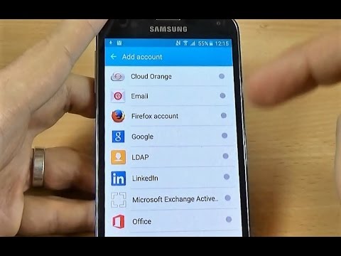 How to add or remove an Google account on Samsung Galaxy S5 Neo