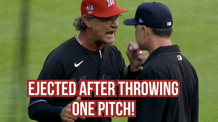 Pitcher gets ejected after throwing one pitch, a breakdown