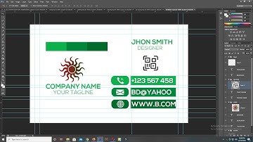 Business Card Design in Photoshop cs6