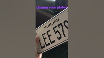 Change your Number Plates Now / Government of Pakistan | High On Cars