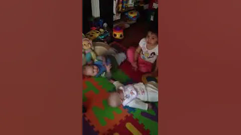 Singing to the babies