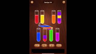 Renkli Sıvıları Birleştirme Oyunu - Color Water Sort Wooden Puzzle screenshot 1