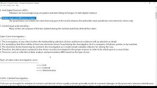 Cyber Forensics Investigations, Tools and Techniques | Craw Security