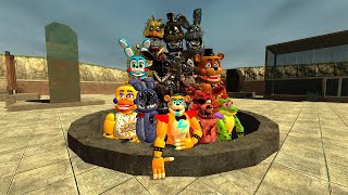 EXPLODE EMERALD FNAF SECURITY BREACH ANIMATRONICS In Garry's Mod!