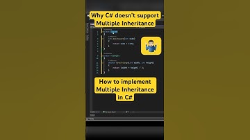 How to implement multiple Inheritance in C# #coding #shorts #csharp #inheritance #interfaces